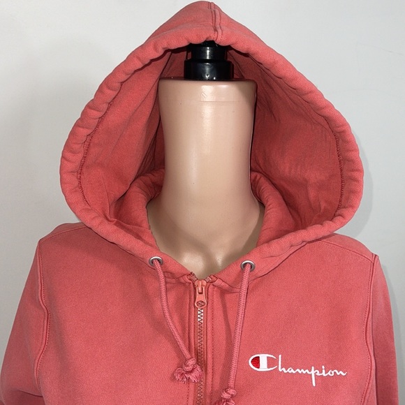 Champion Men’s Manorak Dusty Red Brick With Front Pouch Pocket Hoodie - Picture 9 of 16
